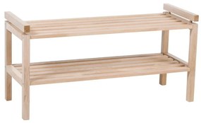 Pantofar în culoare naturală din lemn de stejar Confetti – Rowico