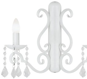 Aplica de perete design modern Diadema alb