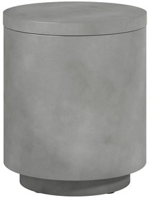 HOMCOM Măsuță Multifuncțională cu Găleată de Gheață 10L și Capac Gri Deschis | Aosom Romania