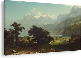 Tablou - Albert Bierstadt, Lake Lucerne, reproducere (90x60 cm)