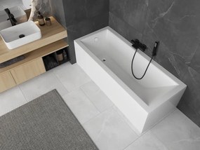 Mexen Cubik cabină de baie dreptunghiulară 130 x 70 cm cu mască, albă - 55031307000X