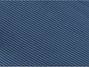 Colțar albastru cu tapițerie din catifea reiată Belair – Bobochic Paris