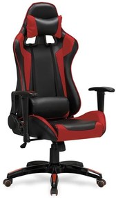 Scaun de birou Defender negru rosu
