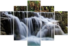 Tablou - Cascadă în junglă (150x105 cm)