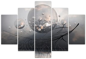 Tabloul bilelor abstracte (150x105 cm)