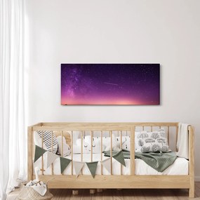 Tablou cu cerul și stea căzând (120x50 cm)