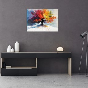 Tablou - Copac multicolor (70x50 cm)