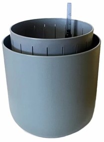 Plastia Ghiveci cu auto-apărare Tolita Air gri ,dia. 19 cm, diam. 19 cm