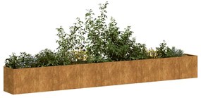 vidaXL Jardinieră Rusty 360x40x40 cm Oțel rezistent la intemperii