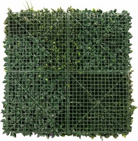 Outsunny Panouri perete iarbă, 100 x 100 cm decorațiune iarbă artificială cu legători, fundal verde | Aosom Romania