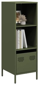 vidaXL Dulap înalt verde măslină 35x39x103,5 cm oțel