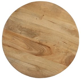 Măsuță de cafea în culoare naturală rotundă din lemn de mango ø 60 cm Mao – Ixia