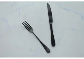 SET TACAMURI INOX, 24 PIESE, FINISAJ NEGRU MAT