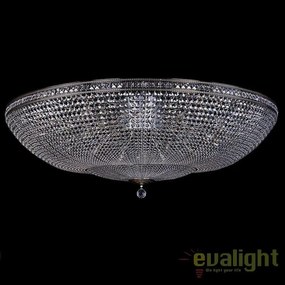 Plafoniera XXXL cristal Bohemia MILADA dia 2000 Nickel