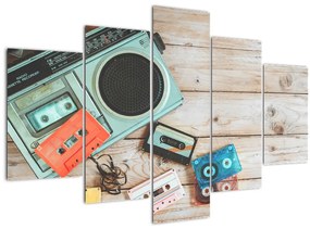 Tablou - Radio retro (150x105 cm)