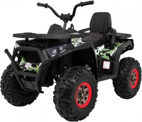 ATV Electric cu acumulator pentru copii NOVOKIDS™ Desert Rider , Cu faruri luminoase, Roti din Cauciuc EVA, 3-12 ani , max 50 kg , 2 Baterii de 12V,