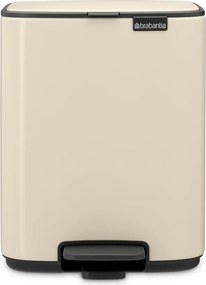 Coș de gunoi bej cu pedală din oțel 7 l Bo – Brabantia
