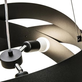 Pendul design modern Tornado negru 50cm
