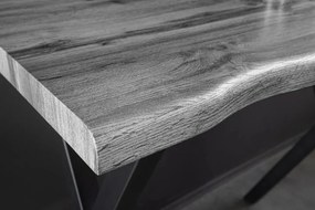 Masa de bar design industrial WILD 120cm, gri