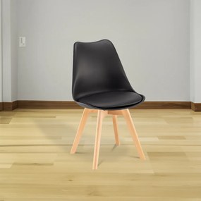 Scaun de masă Silla negru