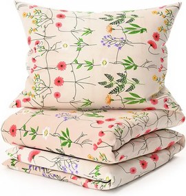 Lenjerie de pat policoton HERBAR POLY bej Dimensiune lenjerie de pat: 2 buc 70 x 90 cm | 200 x 220 cm