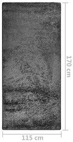 Covor moale anti-alunecare, gri, 115x170 cm Gri, 115 x 170 cm