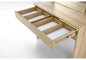 Masă de toaletă AMORIO, stejar artisan