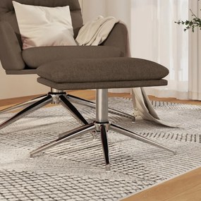341554 vidaXL Taburet, gri taupe, 60x60x35 cm, material textil