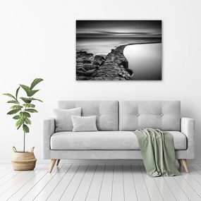 Tablou pe pânză canvas Plajă cu pietriș