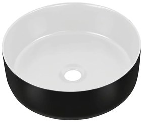 COMAD UM-6259 SIMPLE 8 - Lavoar SIMPLE pr. 36 cm alb/negru pentru blat