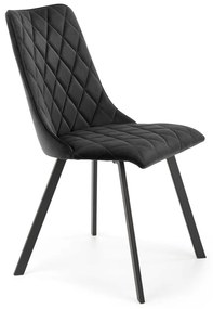 Scaun K450 velvet negru