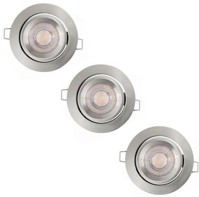 Osram - Set de 3 spoturi LED încastrate dimabile LED/4,9W/230V