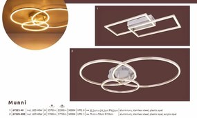 Plafoniera LED design modern MUNNI 67220-40R GL