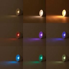 Set de 3 becuri LED inteligente GU10 RGBW 5W 350 lm 2200-4000K