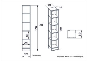 Raft Poppy (Auriu + Alb). 1072134