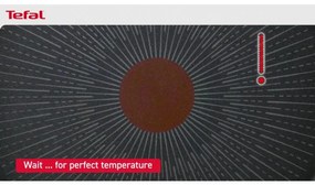 Tefal Grill Pan E2294074 GRILP 26 RND IC G6 UNLIMITED CA, 26 cm, Thermo-Signal & Fusion, fără PFOA, inducție, negru