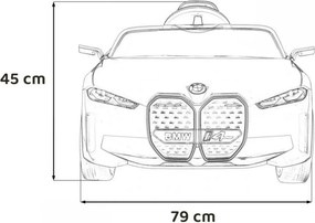 Masinuta Electrica cu acumulator pentru copii NOVOKIDS™ BMW I4, Cu telecomanda, Roti din Cauciuc EVA, Max 30 kg , Usi cu deschidere , 3 Viteze,