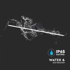 Aplica LED pentru oglindă de baie, 10W, 230V, 4000K, IP65, negru