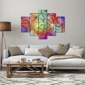 Tablou - Abstracția poligonală (150x105 cm)