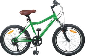 vidaXL Bicicletă pentru Copii 20 Inci 6-Speed pentru 6-11 ani Verde