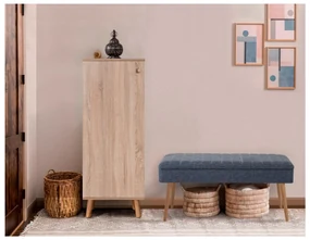 Mobilier hol Beside 1 (stejar sonoma + albastru închis). 1093982