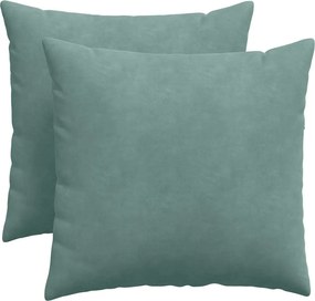 vidaXL Perne pentru canapea 2 pcs Verde Mării 50 x 50 cm
