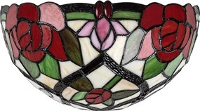 Brilagi - Aplică de perete Tiffany cu vitralii GARLAN 1xE14/40W/230V