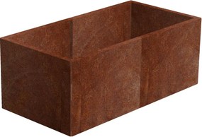 Alto Răsadnă înălțată 69 x 136 x 52 cm, corten CORGARDEN 1010