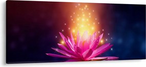 Tablou cu lotus pe apă (120x50 cm)
