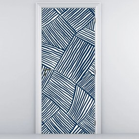Fototapet pentru ușă - Linie 3D (95x205cm)