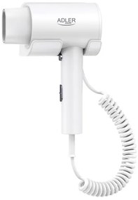 Uscator de par Adler AD2285w, sistem montare pe perete, 3 setari temperatura, viteza 26m/s, 18500 RPM, 2000W