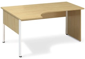 Birou ergonomic ProOffice A 180 x 120 cm, stânga, pară sălbatică
