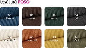 Canapea extensibilă, taupe gri-bej, HARPERA BIG SOFA