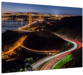 Tablou - Golden Gate Bridge (70x50 cm), în 40 de alte dimensiuni noi